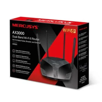 Mercusys MR80X AX3000 Dual Band Wi Fi 6 Router 4