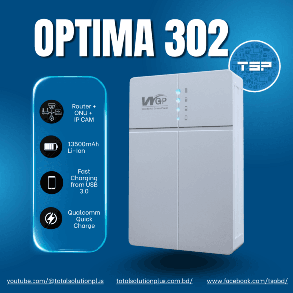 WGP Optima 302 Mini UPS 13500mAh without Adapter